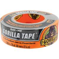 Duct Tape, 17 mils, Black, 48 mm (2") x 27.43 m (90') Cintas
