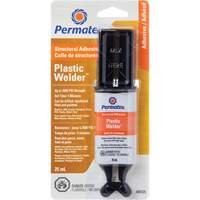 Plastic Welder Epoxy, 25 ml, Syringe, Two-Part, Off-White Cintas