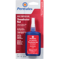 Adh&eacute;sif frein-filet pour temp&eacute;ratures &eacute;lev&eacute;es, Rouge, &eacute;lev&eacute;, 36 ml, Bouteille Cintas