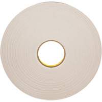 Ruban double face en mousse, 66 m (216') lo x 12,7 mm (1/2") la, 31 mils, Poly&eacute;thyl&egrave;ne Cintas