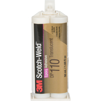 Scotch-Weld Adhesive, 1.64 fl. oz., Dual Cartridge, Two-Part, Clear Cintas