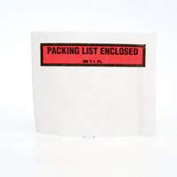 Packing List Envelope, 5-1/2" L x 4-1/2" W, Endloading Style Cintas