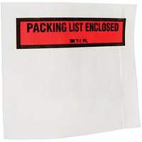 Packing List Envelope, 5-1/2" L x 4-1/2" W, Endloading Style Cintas