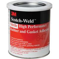 Adh&eacute;sif haute performance pour caoutchouc et joints Scotch-Weld, Gallon, Brun Cintas