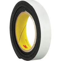 Ruban en mousse de vinyle 4714, 25,4 mm (1") la x 16,5 m (54') lo, 250 mils, Noir Cintas