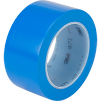471 Vinyl Tape, 50.8 mm (2") W x 32.9 m (108') L, 5.3 mils, Blue Cintas