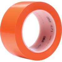 471 Vinyl Tape, 50.8 mm (2") W x 32.9 m (108') L, 5.2 mils, Orange Cintas