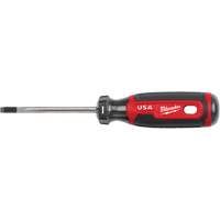 Cabinet Screwdriver, 3/16" Tip, Round, 170 mm L, Cushion Grip Handle Cintas