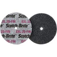 Meule homog&egrave;ne Scotch-Brite EXL, 3" x 1/2", Arbre de 1/4" Cintas