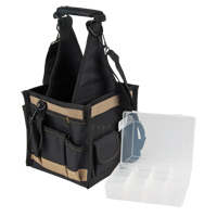 Tool Pouches, Canvas, 25 Pockets, Black Cintas