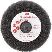 Scotch-Brite Cut & Polish Flap Brush, Aluminum Oxide, Fine Grit, 2" x 1" x 1/4" Cintas