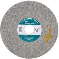 Scotch-Brite EXL Deburring Wheels, 6" x 1", 1" Arbor, Aluminum Oxide Cintas