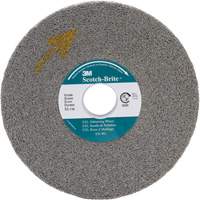 Scotch-Brite EXL Deburring Wheel, 8" x 1", 3" Arbor Cintas
