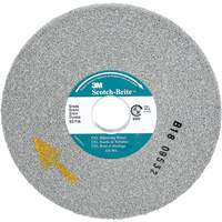 Scotch-Brite EXL Deburring Wheel, 6" x 1/2", 1" Arbor, Silicon Carbide Cintas