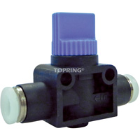 2-Way Straight Union Miniature Hand Valve, 1/2" NPT Air Inlet, 1/2" NPT Outlet, 150 PSI Cintas