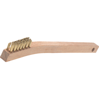 V-trim Small Handle Scratch Brushes, Stainless Steel, 3 x 7 Wire Rows, 7-7/8" Long Cintas