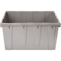 Contenant emboîtable, 21,1" la x 17,7" p x 12" h, Gris Cintas