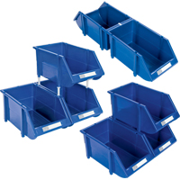 Bac empilable & &agrave; suspendre, 7-7/8" la, 7" h x 17-11/16" p, Vert Cintas