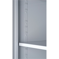 Deep Door Combination Cabinets, 38" W x 24" D x 72" H, Grey Cintas