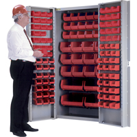 Deep-Door Combination Cabinet, 38" W x 24" D x 72" H, 36 Shelves Cintas