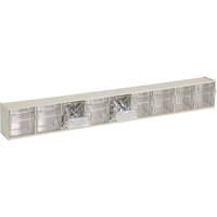 Tip-Out Bins Modular Storage System, 23-5/8" W x 2-1/2" D x 3-1/8" H, 9 Drawers Cintas