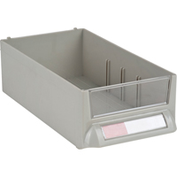 Tiroir de rechange pour armoires de pi&egrave;ces KPC-400, Plastique, 4-11/16" la x 8-5/8 p, 2-7/10" h, Gris Cintas