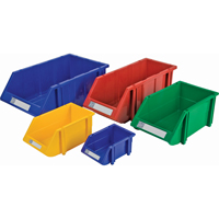 Stack & Hang Bin, 7-7/8" W x 7" H x 17-11/16" D, Red Cintas