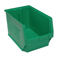 Contenants g&eacute;ants empilables, 12,375" la x 19,75" p x 11,875" h, Vert Cintas