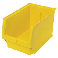 Contenants g&eacute;ants empilables, 12,375" la x 19,75" p x 11,875" h, Jaune Cintas