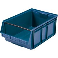 Contenants g&eacute;ants empilables, 18,375" la x 29" p x 11,875" h, Bleu Cintas