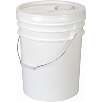 Pail With Gasket Lid, Plastic, 20 L Cintas