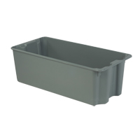 Contenants Stack-N-Nest de Plexton, 20,1" la x 42,5" p x 14,1" h, Gris Cintas