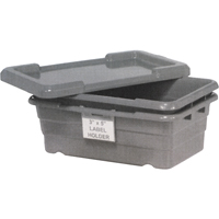 Bacs empilables en crois&eacute;, 16" la x  p x 8,5" h, Gris Cintas