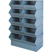 Pre-Engineered Sectional Systems, 5000 lbs. Cap., 37" W x 24" D x 55" H, Blue Cintas
