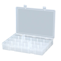 Boîtes &agrave; compartiments compactes, 13,125" la x 2,3125" p x 9" h, 24 compartiments Cintas