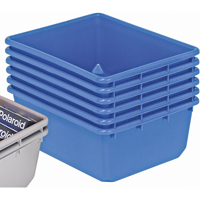 Contenants emboîtables QuanTub, 19" la x 24,5" p x 9,5" h, Bleu Cintas