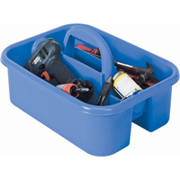 Supply Caddy, 5.5" x 13-3/8" x 13-3/8", Blue Cintas