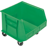 Bac mobile, 14" ha x 16-1/2" la x 18" p, Capacit&eacute; de 75 lb, Vert Cintas