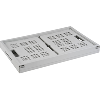 Bac repliable, 21" lo x 14" la x 10,5" h, Gris Cintas