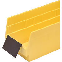 Shelf Bins - Extended Label Holders Cintas