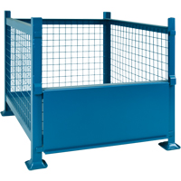 Contenants de vrac empilables, 34,5" la x 40,5" p x 30" h, Capacit&eacute; de 3000 lb Cintas