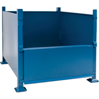 Contenants de vrac empilables, 30" ha x 34,5" la x 40,5" p, Capacit&eacute; de 3500 lb Cintas