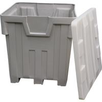 Bacs emboîtables, 44" la x 44" p x 46" h, Gris Cintas