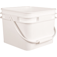 Seau carr&eacute;, Plastique, 2,1 gal. Cintas