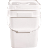 Seau carr&eacute;, Plastique, 4 gal. Cintas