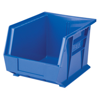 Bac empilable & &agrave; suspendre, 8-1/4" la, 7" h x 10-3/4" p, Bleu Cintas