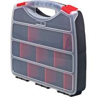 Boîte &agrave; compartiments en plastique, 10" la x 12,5" p x 2-1/4" h, 22 compartiments Cintas