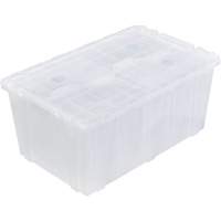 Bac emboîtable FP243C FliPak, 26,9" x 16,9" x 12,1", Transparent Cintas