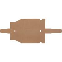 Boîtes profondes en carton ondul&eacute;, 1-15/16" la x 11-1/4" p x 4-1/2" h, Beige Cintas
