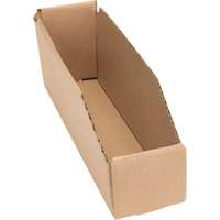 Boîtes profondes en carton ondul&eacute;, 2-7/8" la x 11-1/4" p x 4-1/2" h, Beige Cintas